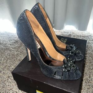 Like new, Badgley Mischka Monique heels 6.5